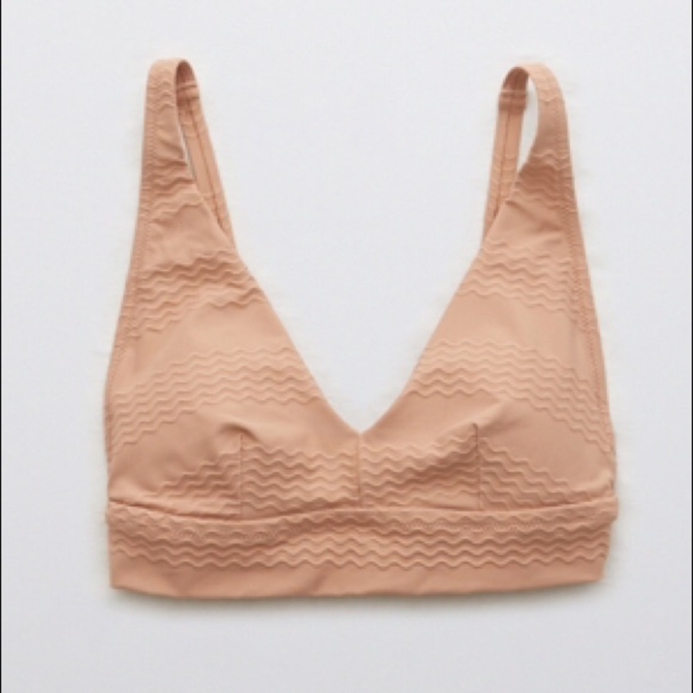 Aerie Jacquard Bikini - Raw Sienna - S/XS